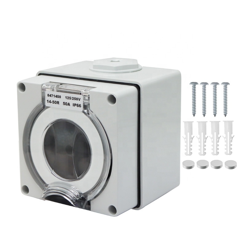 Outdoor Power Inlet Box - 50암페어 발전기 RV 전원 인렛 박스