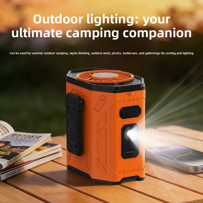 Outdoor Power Bank - 야외 작업용 쿨러 팬 3600mAh 충전식