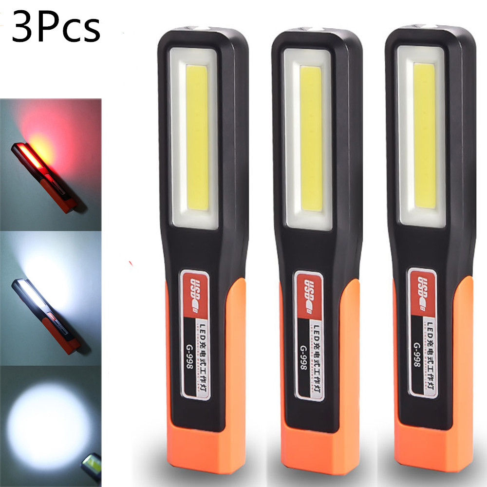 Outdoor Power Garage - 3pcs 강력한 COB LED 작업 조명