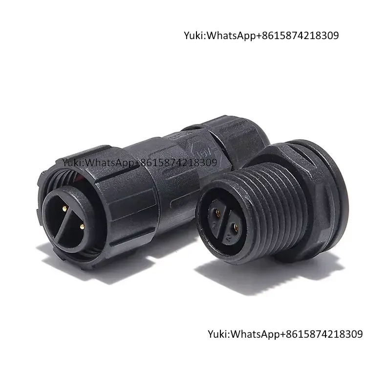 Outdoor Power Plug In - IP68 방수 LLT M16 2핀 커넥터