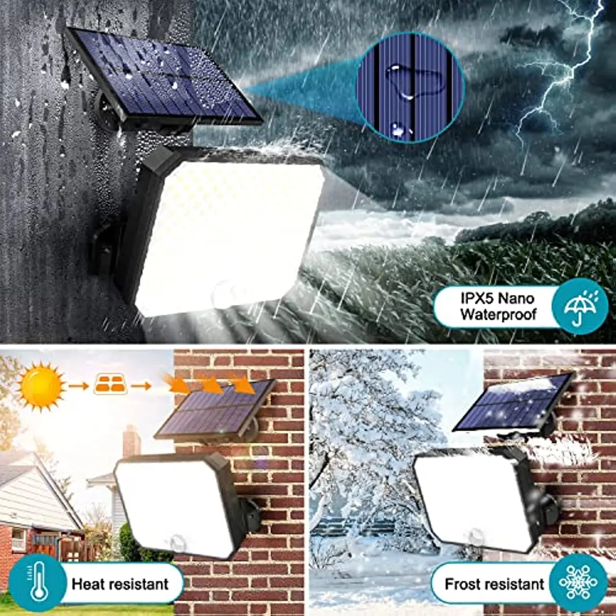 Swiatla 태양광 야외 조명, 모션 센서, IPX5 - Outdoor Power Garage 리뷰 및 가격