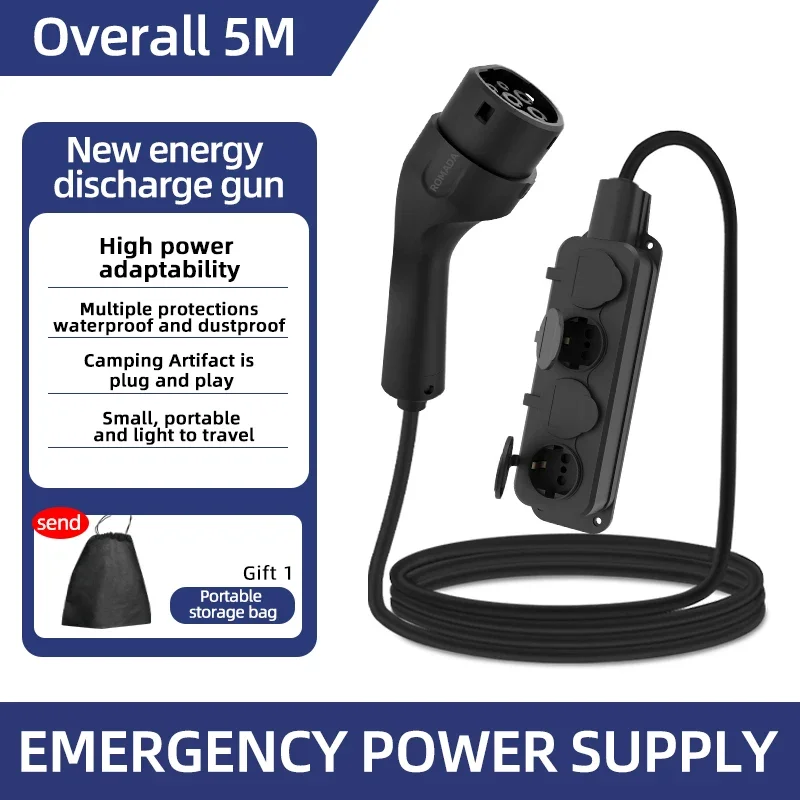 휴대용 16A 4KW 전기차 EV 충전기 V2L 케이블 - Outdoor Power Plug In 리뷰 및 가격