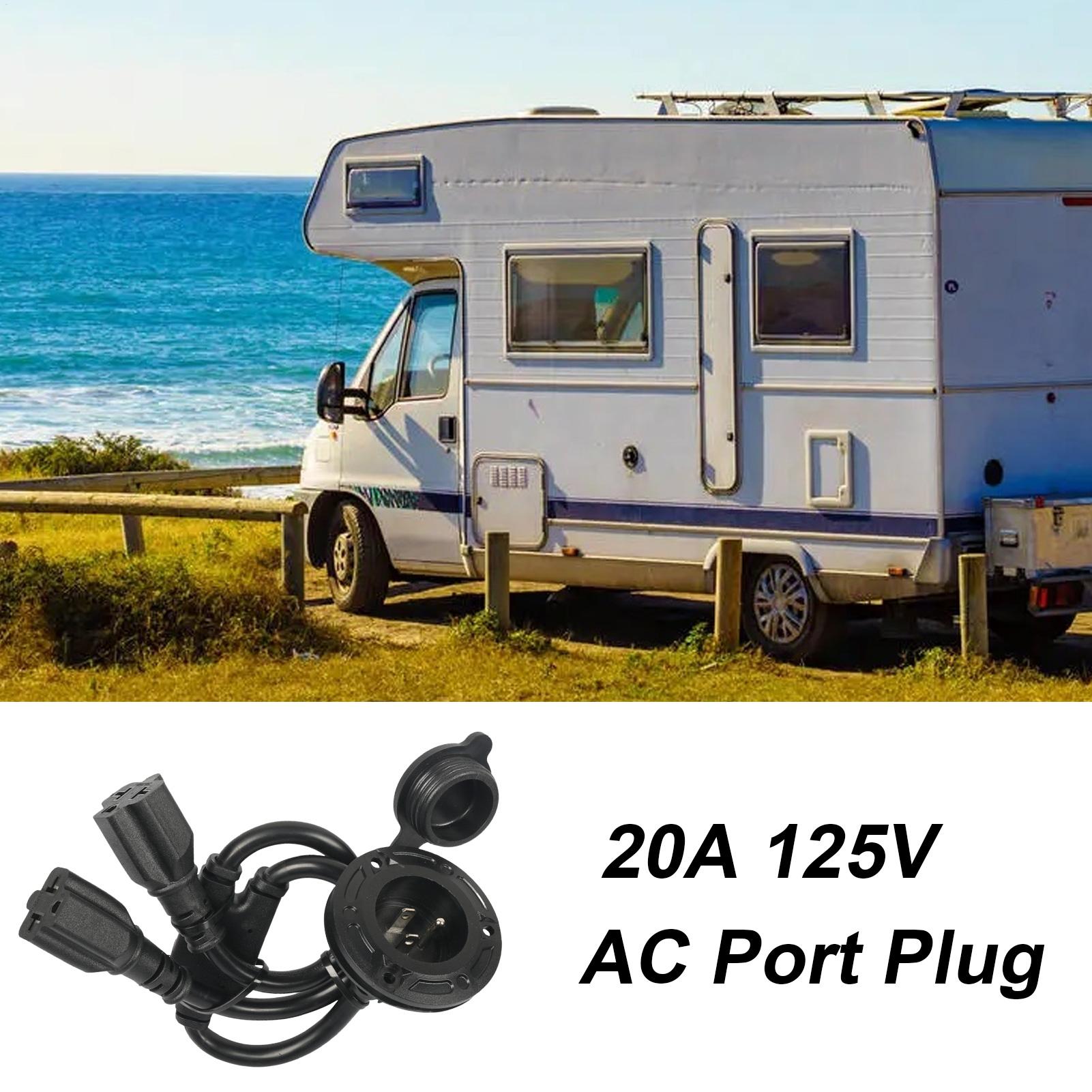 쇼어 파워 인렛 20A 방수 AC 소켓 125V 미국  - Outdoor Power Inlet Box 리뷰 및 가격