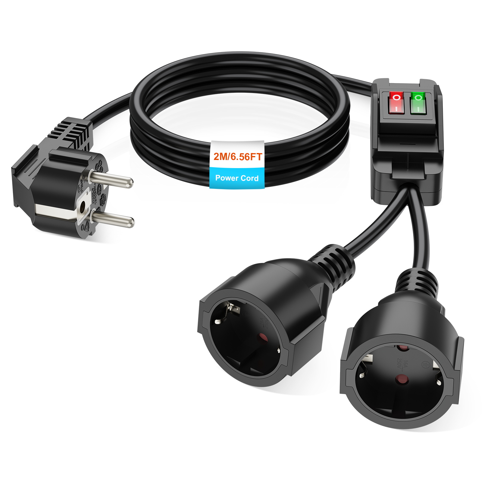 EU 플러그 40cm/2m 연장 코드 듀얼 소켓 400 - Outdoor Power Extension 리뷰 및 가격