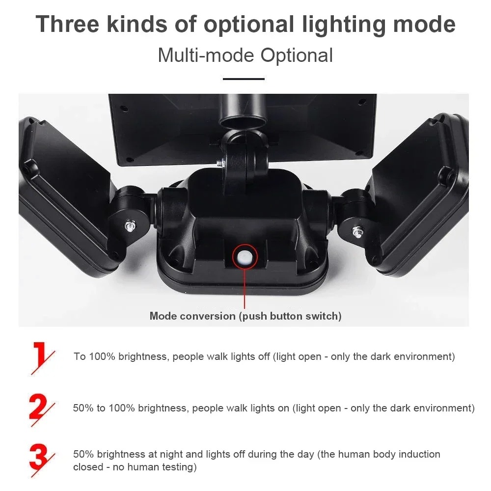 3 모드 LED 태양광 조명 PIR 모션 센서 조명 야 - Outdoor Power Garage 리뷰 및 가격