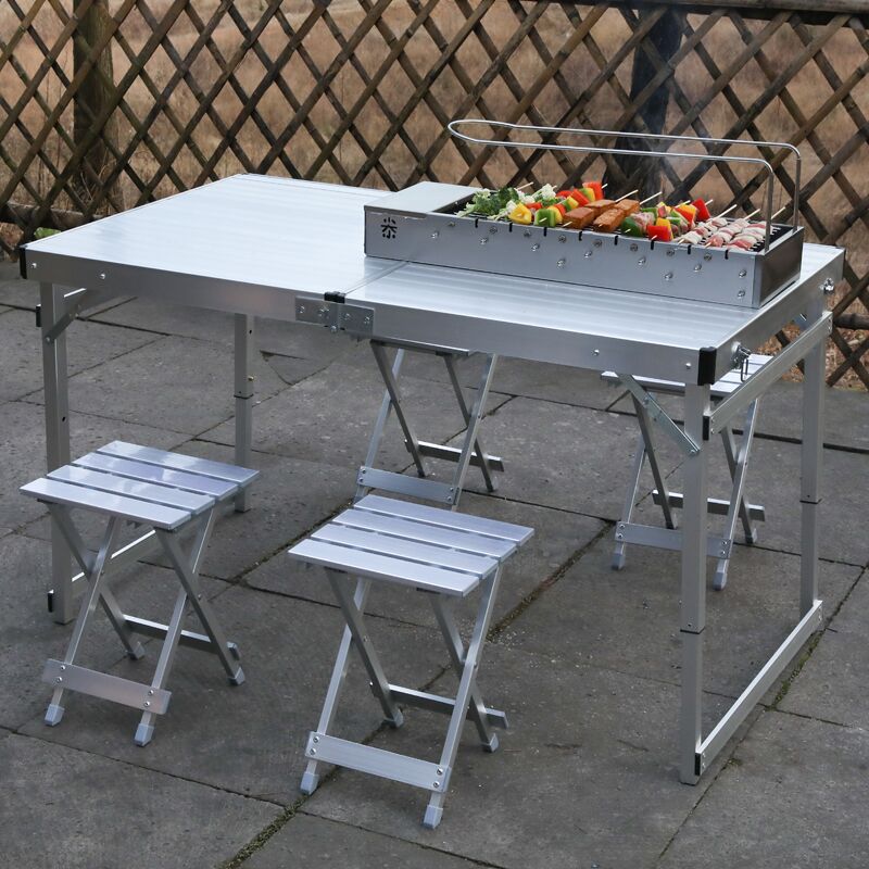 휴대용 자동 회전 바베큐 꼬치 그릴 USB 보조배터리  - Outdoor Power Grill 리뷰 및 가격