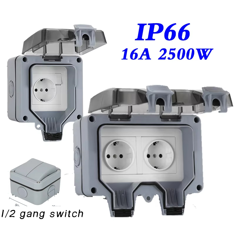 EU KR 야외 벽 방수 소켓 16A 콘센트 한국 전력 - Outdoor Power Inlet Box 리뷰 및 가격