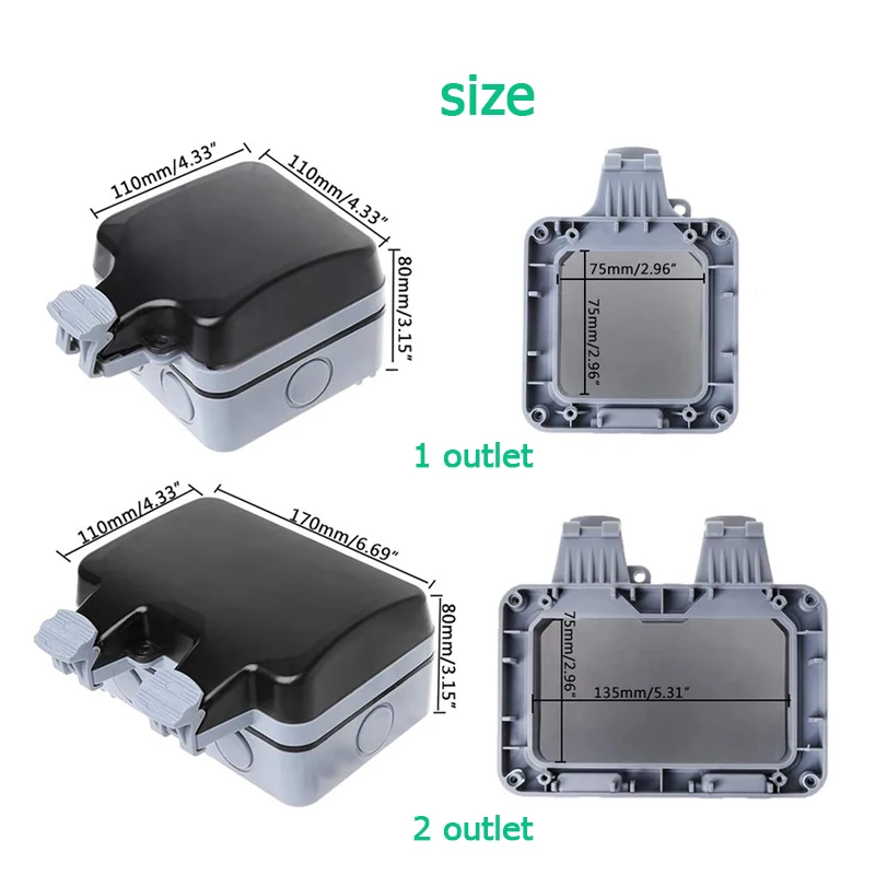 EU KR 야외 벽 방수 소켓 16A 콘센트 한국 전력 - Outdoor Power Inlet Box 리뷰 및 가격