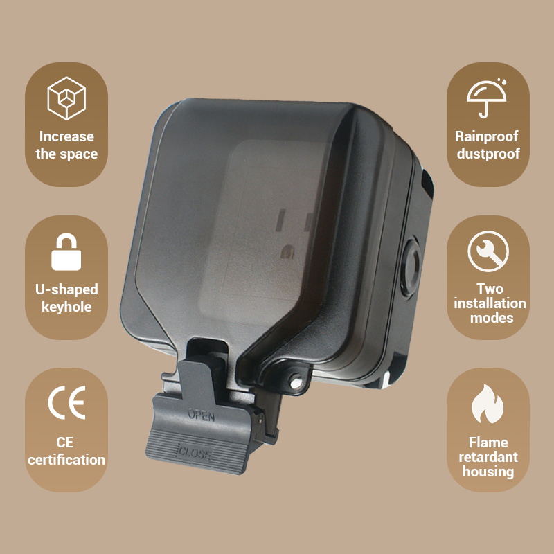 Avoir IP66 벽 방수 소켓 단일 상자 전기 콘센 - Outdoor Power Inlet Box 리뷰 및 가격