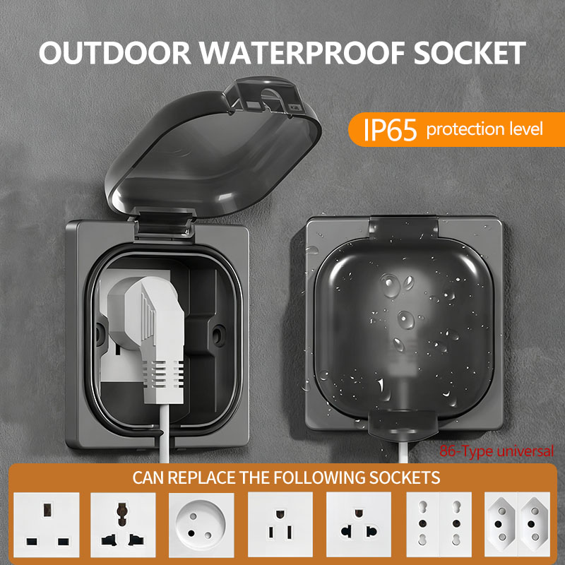 IP65 방수 야외 소켓, 16A 고출력 벽면 플레이트 - Outdoor Power Inlet Box 리뷰 및 가격