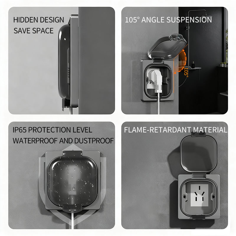 IP65 방수 야외 소켓, 16A 고출력 벽면 플레이트 - Outdoor Power Inlet Box 리뷰 및 가격