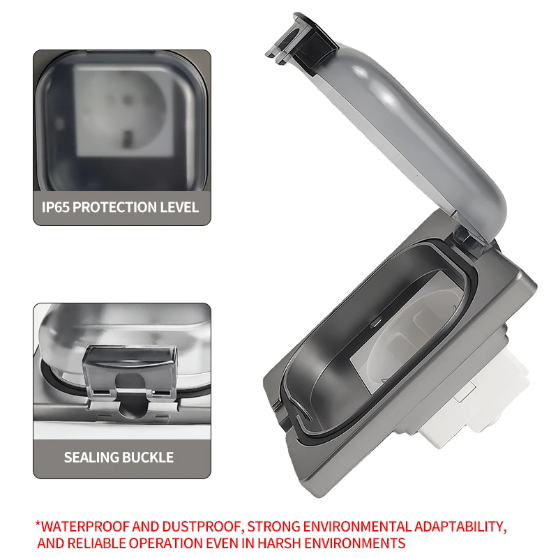 IP65 방수 야외 소켓, 16A 고출력 벽면 플레이트 - Outdoor Power Inlet Box 리뷰 및 가격