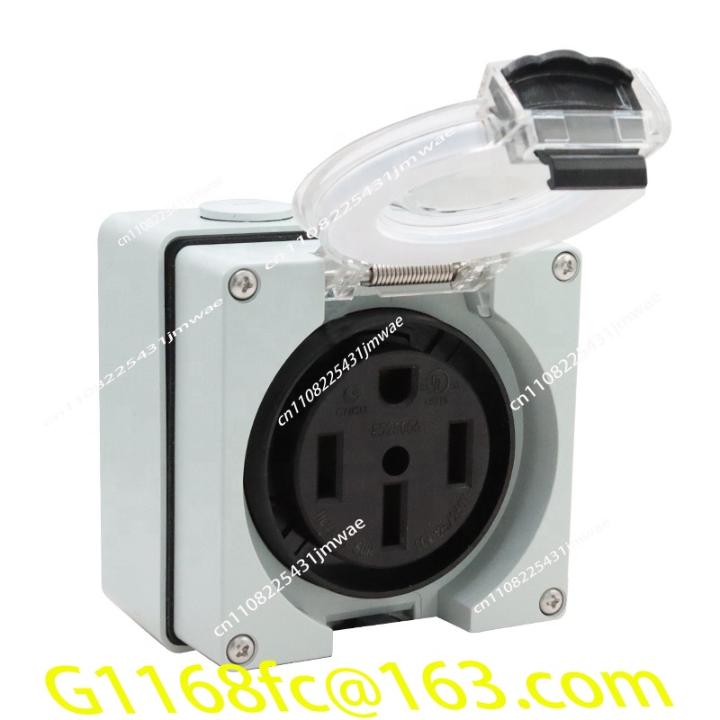 50암페어 발전기 RV 전원 입력 박스 플라스틱 방수  - Outdoor Power Inlet Box 리뷰 및 가격