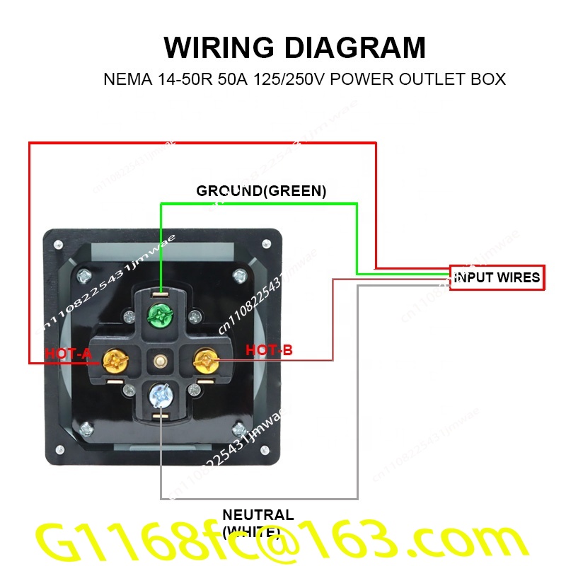 50암페어 발전기 RV 전원 입력 박스 플라스틱 방수  - Outdoor Power Inlet Box 리뷰 및 가격