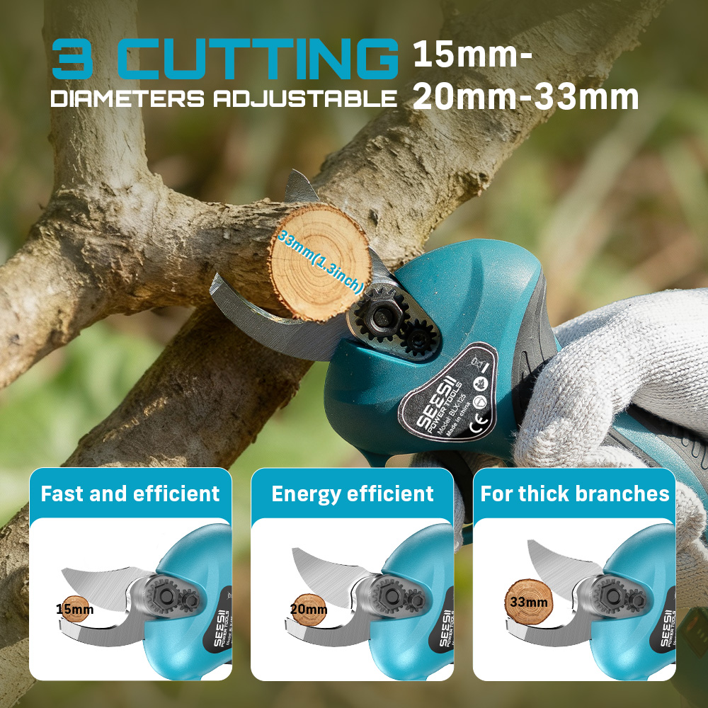 SEESII 3-in-1 브러시리스 무선 30mm 전기 - Pole Saw Cordless 리뷰 및 가격