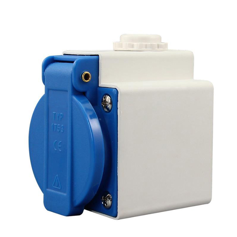 블루 IP54 10A/16A 220V 다기능 산업용 전 - Outdoor Power Inlet Box 리뷰 및 가격