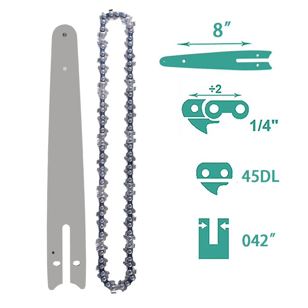 8 인치 체인 및 가이드 바 미니 스틸 체인 전기 톱  - Pole Saw Cordless 리뷰 및 가격