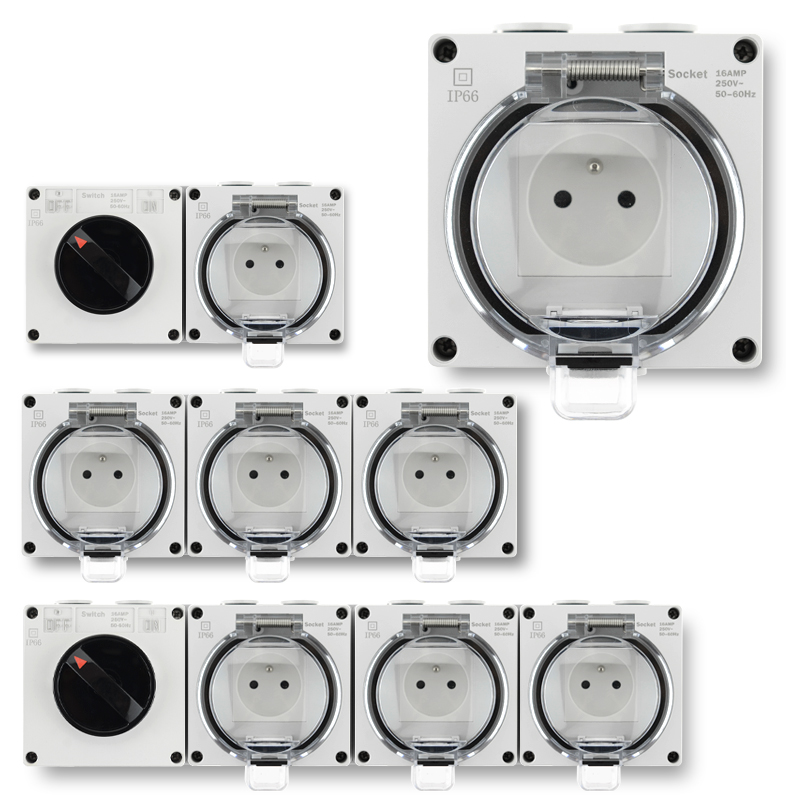 야외 벽 전원 소켓, IP66 방수 소켓, 프렌치 플러 - Outdoor Power Inlet Box 리뷰 및 가격