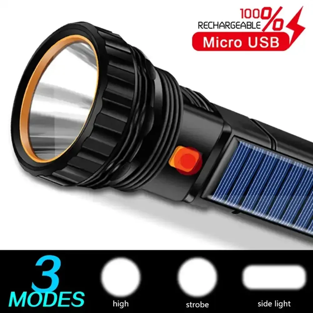 1PC 다기능 태양열 LED 손전등 야외 장거리 토치  - Outdoor Power Bank 리뷰 및 가격