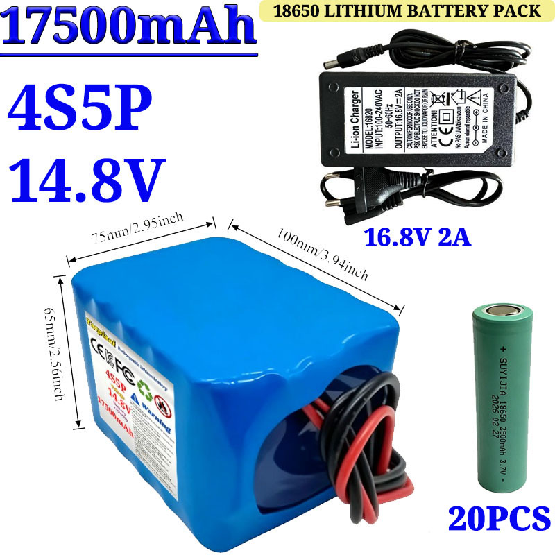 새로운 4S5P 17500mAh 14.8V18650 리 - Outdoor Power Tool Brands 리뷰 및 가격